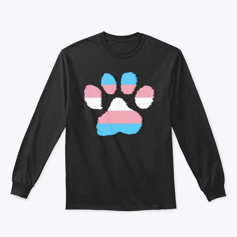 Transgender Pride Paw