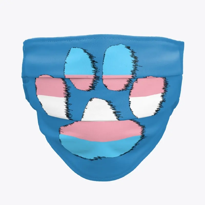 Transgender Pride Paw